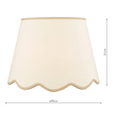 Poma Natural Linen Tapered Drum Shade 45cm 45cm