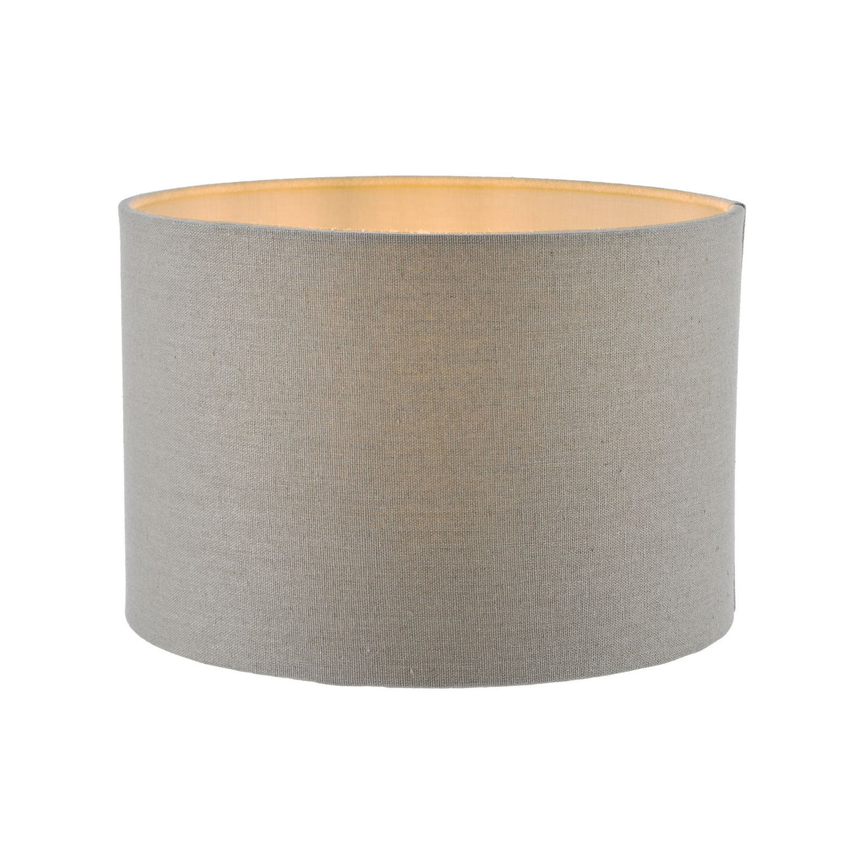 Pyramid Grey Linen Drum Shade 25cm 25cm