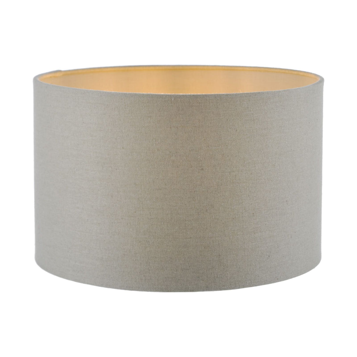 Pyramid Grey Linen Drum Shade 30cm 30cm