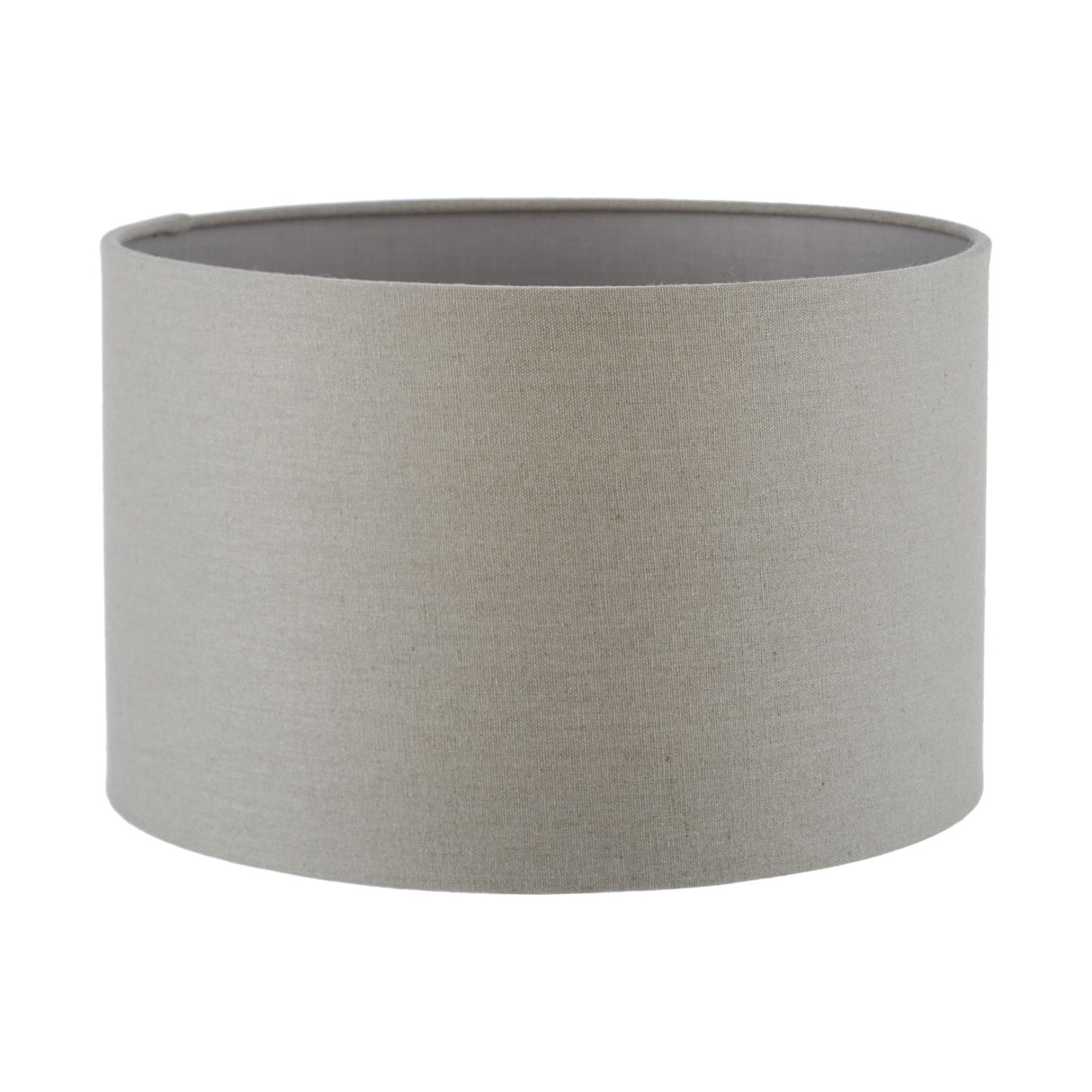Pyramid Grey Linen Drum Shade 30cm 30cm