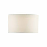 Pyramid White Linen Drum Shade 35cm