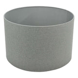 Pyramid Grey Linen Drum Shade 35cm
