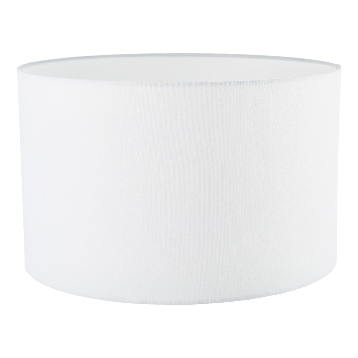 Pyramid White Linen Drum Shade 40cm 40cm