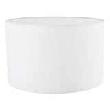 Pyramid White Linen Drum Shade 40cm 40cm