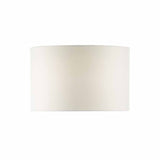 Pyramid White Linen Drum Shade 46cm