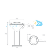 Portland Solar Bollards