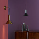Ragnar Pendant/Wall Light Satin Black