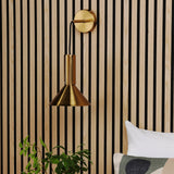 Ragnar Pendant/Wall Light Natural Brass