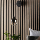 Ramona Pendant/Wall Light Matt Black Ombre Glass LED