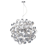 Rawley 12 Light Pendant Brushed Aluminium