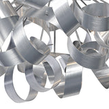 Rawley 12 Light Pendant Brushed Aluminium