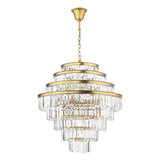 Rhapsody 12 Light Chandelier Bronze Crystal
