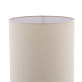 Roetta Floor Lamp White and Natural With Shade