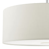 Ronda White Faux Silk Easy Fit Shade 60cm