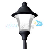 Remo 400 50W E27 HighPower LED 4000K Photocell, Modern Lantern Head, Black/Clear