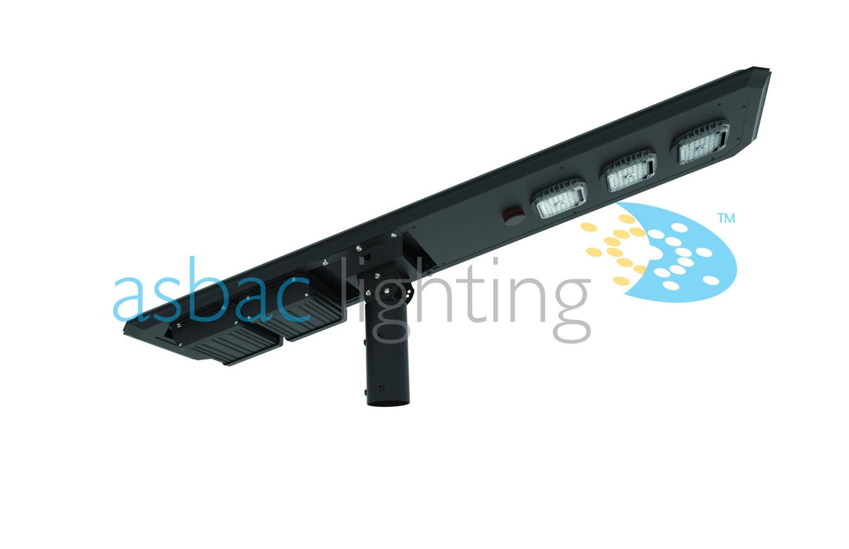 Richmond Solar Hybrid 60W LED 5000K, Solar Street Light, Black