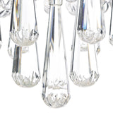 Saigon 5 Light Flush Polished Chrome/Clear