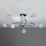 Seattle 8 Light Semi Flush Polished Chrome