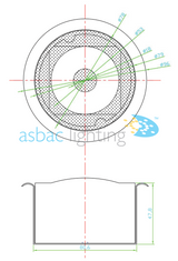 Berkeley Solar Tile, 80mm Round, Cool White LED