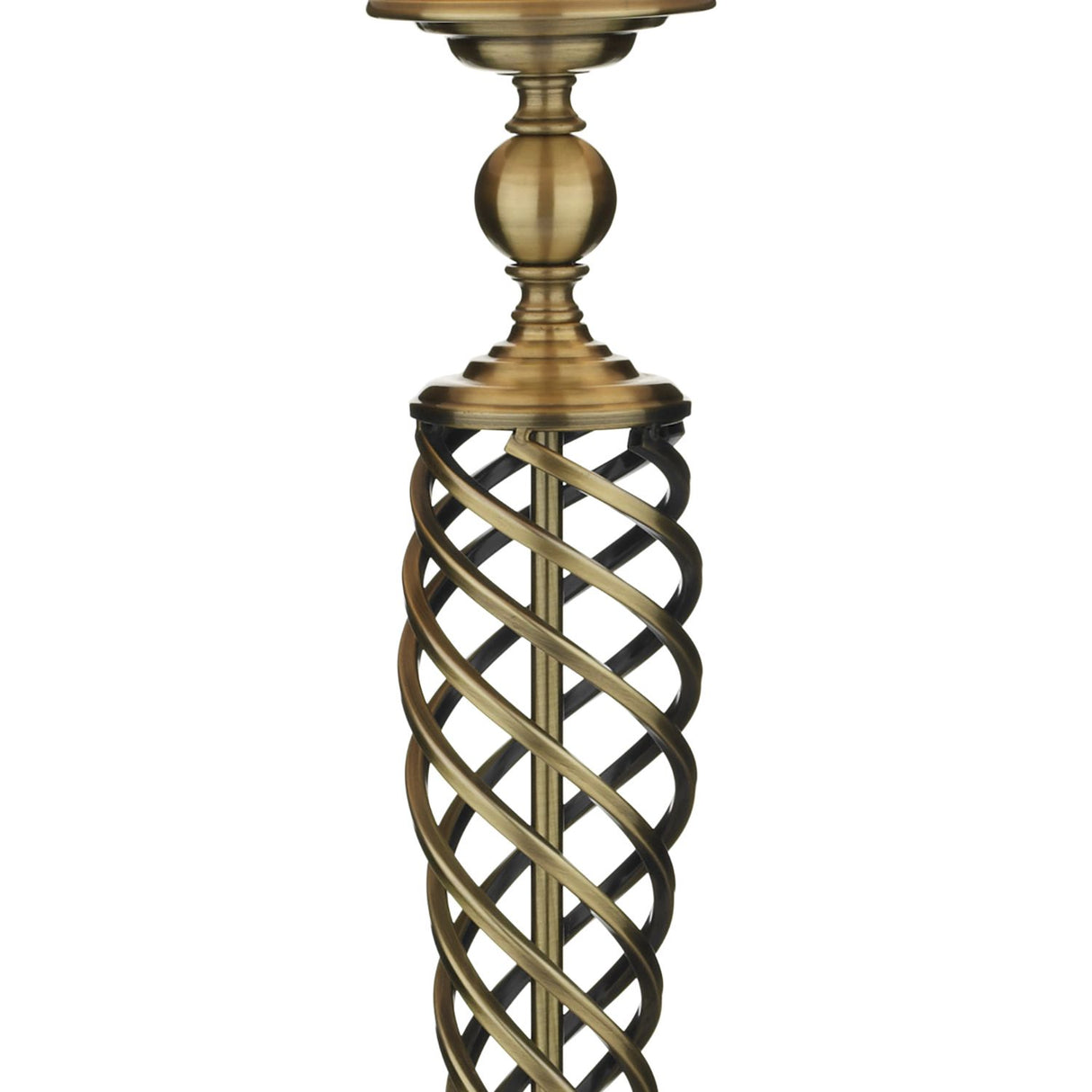 Siam Table Lamp Antique Brass With Shade (Multipack)