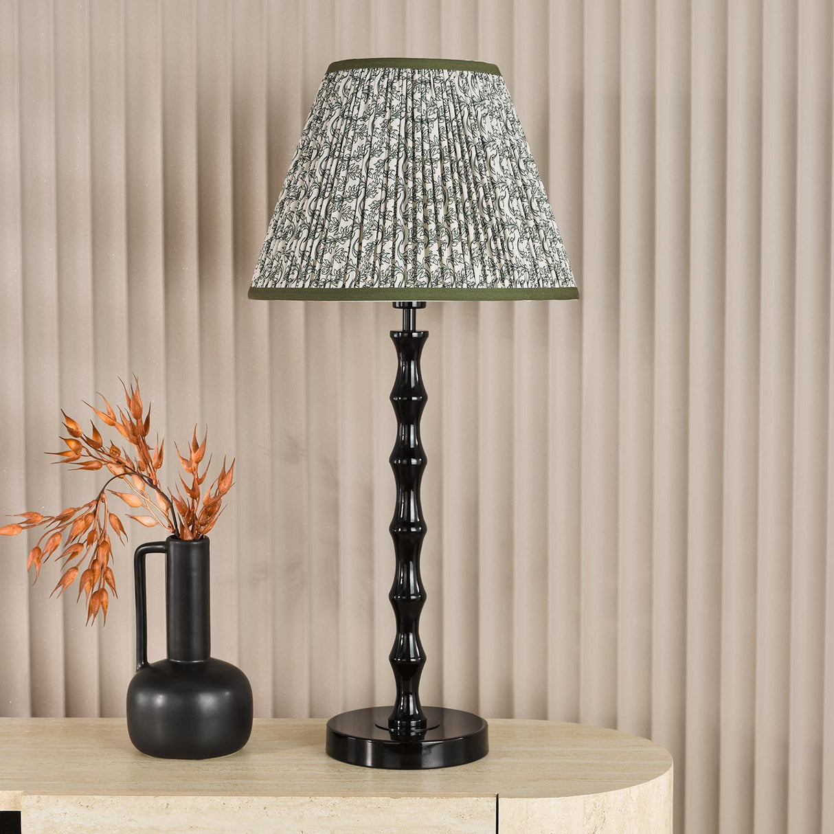 Siyanda Table Lamp Black With Shade