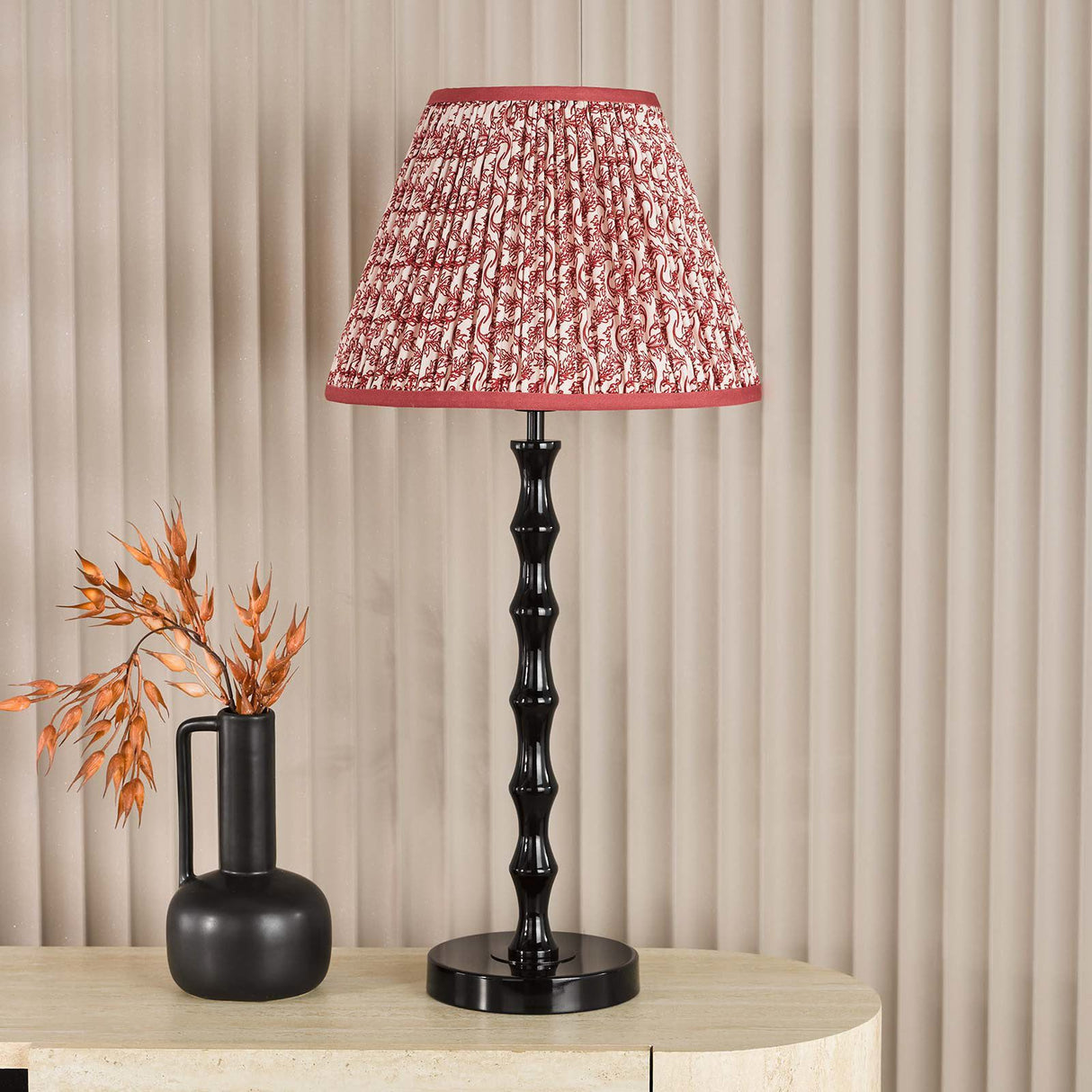 Siyanda Table Lamp Black With Shade