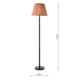 Siyanda Floor Lamp Black With Shade