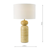 Soyala Table Lamp Brown Base Only
