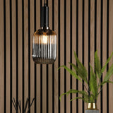 Accessory 1 Light E27 Suspension Matt Black And Bronze