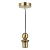 1 Light E27 Satin Brass Suspension
