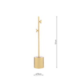Spiral 2 Light Table Lamp Matt Gold Base Only