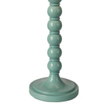 Spool Table Lamp Blue With Shade