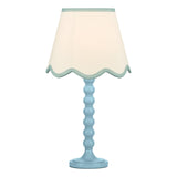 Spool Table Lamp Blue Base Only