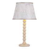 Spool Table Lamp Cream With Shade