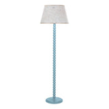 Spool Floor Lamp Blue Base Only