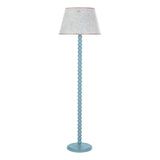 Spool Floor Lamp Blue Base Only