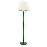 Spool Floor Lamp Gloss Green Base Only