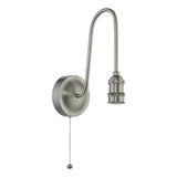 Tall Wall Light Antique Chrome Bracket Only