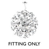 Swash 12 Light Pendant Polished Chrome fitting Only