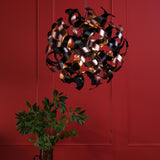 Swash 9 Light Pendant Matt Black Fitting Only