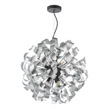 Swash 9 Light Pendant Matt Black Fitting Only
