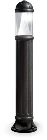 Sauro 1100 10W GX53 LED CCT, Bollard, Grey/Clear