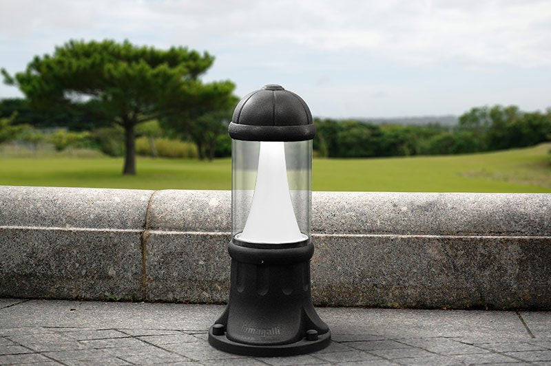 Sauro 500 10W GX53 LED CCT, Bollard, Black/Clear