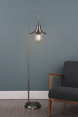 Vintage Terrace Chrome Floor Lamp