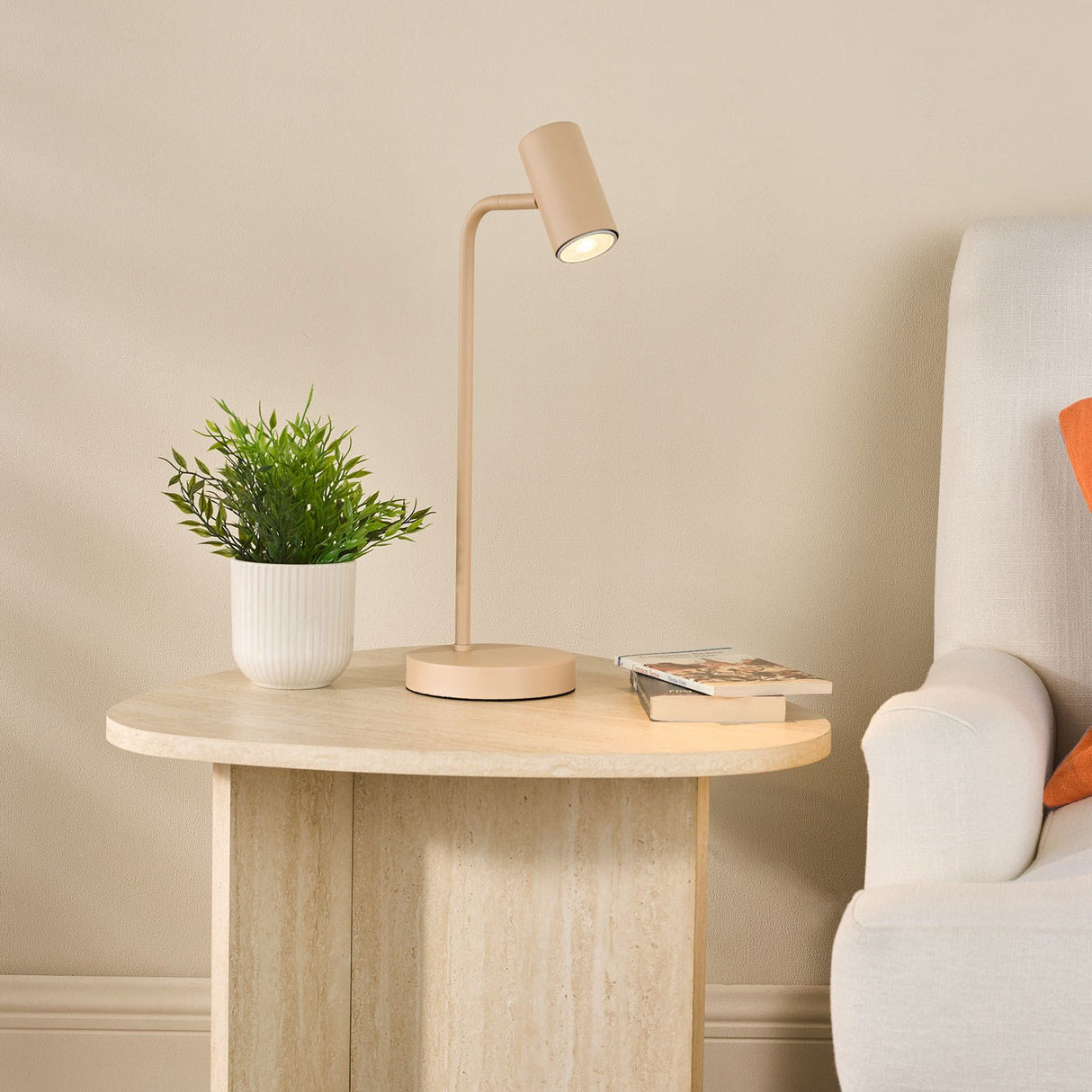 Thierry Desk Lamp Matt Taupe