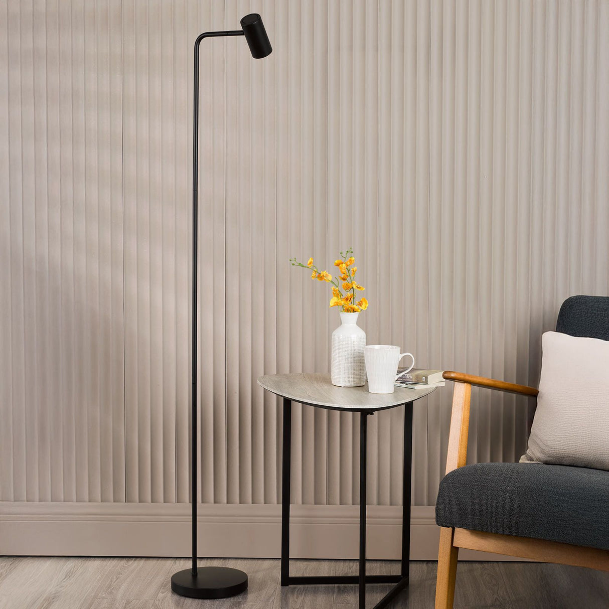 Thierry Task Floor Lamp Matt Black
