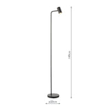 Thierry Task Floor Lamp Matt Black