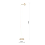 Thierry Task Floor Lamp Matt Taupe