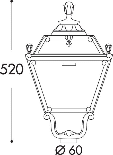Tobia 11W E27 LED CCT, Classic Lantern Head, Black/Clear