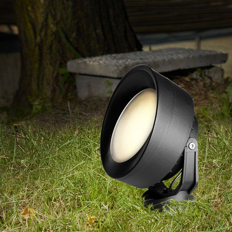 Tommy EL Spike 10W GX53 LED CCT, Spike Light, Black/Clear